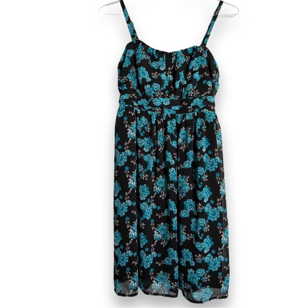 Torrid Chiffon Smocked Back Floral Convertible Dress Size 1X